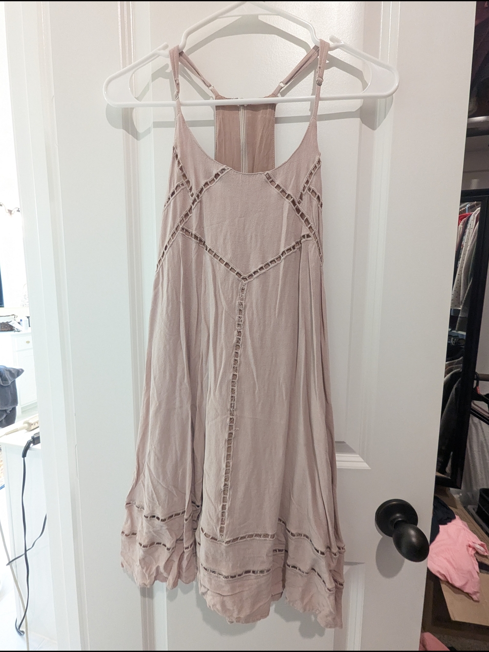 Lulu's Blush Pink Mini Sundress
